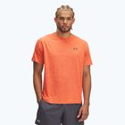 Under Armour Tech Textured fire/ares red/castlerock férfi edző póló