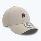 Baseballsapka New Era Repreve Mini Logo 9FORTY New York Yankees light beige