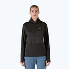 Női softshell dzseki Patagonia R1 Hybrid Hybrid Pullover Hoody fekete