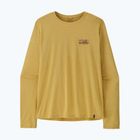Férfi hosszú ujjú póló Patagonia Capilene Cool Daily - '73 Skyline limestone yellow/light limestone yellow c-dye