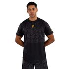 Venum x Ilia Topuria férfi edzőpóló Unmatched Dry-Tech fekete/arany