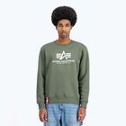 Alpha Industries férfi Basic sötét olívazöld pulóver