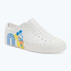 Native Jefferson Print Disney Jr gyermek edzőcipő héjfehér/héjfehér/pozitív Mickey