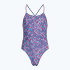 Gyermek egyrészes fürdőruha Nike Hydrastrong Lace Up Back university blue
