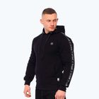 Férfi Octagon Stripe pulóver fekete