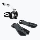 AQUASTIC fekete snorkeling szett Maszk + Pipa SMFK-01SC