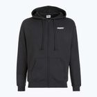 Férfi PROSTO kapucnis pulóver Logo Zip fekete
