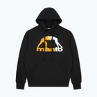 Férfi pulóver MANTO Logo Hoody fekete