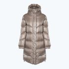 Woolrich női kabát Aliquippa Long Puffer világos taupe