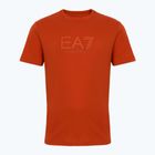 Férfi EA7 Emporio Armani Visibility Cotton Crew póló rooibos tea póló