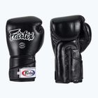 Fairtex stílusos szögletes sparring boxkesztyű - Locked Thumb fekete