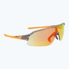 Napszemüveg Nike Flyfree Shield E matte smoke grey/road orange mirror/ clear