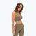 Női edzőmelltartó Gym Glamour push up nude bézs 320