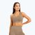 Női edzőmelltartó Gym Glamour push up nude bézs 320