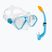 AQUASTIC kék gyerek snorkeling szett Maszk + Pipa MSK-01N