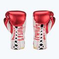 Boxkesztyű Everlast Fight Leather red 3