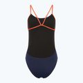 Női egyrészes fürdőruha TYR Hexa Cutoutfit navy/narancssárga 2