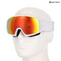 Síszemüveg UVEX Victorious S FM white matt/mirror orange 10