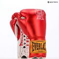Boxkesztyű Everlast Fight Leather red 9