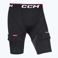 Férfi CCM Ribano Compresion SR hoki rövidnadrág  fekete