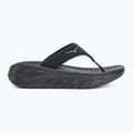 Női HOKA Ora Recovery Flip Flops fekete/sötét sirály szürke 2