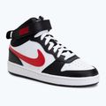 Nike Court Borough Mid cipő 2 white/white/black/university red