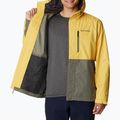 Columbia férfi Hikebound esőkabát sárga-zöld 1988621 4