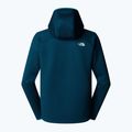 Férfi trekking pulóver The North Face Vertical Thermal FZ Hoodie éjfekete benzin 5