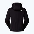 Női pulóver The North Face Reaxion 2.0 kapucnis, teljes cipzáras fekete melírozott 6