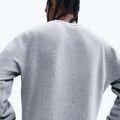 Férfi pulóver Nike Sportswear Club Graphic Fleece Crew dark grey heather/white 5