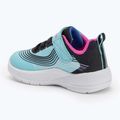 SKECHERS Microspec Advance aqua/lila gyermekcipő 3