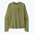 Férfi hosszú ujjú póló Patagonia Capilene Cool Sun caper green/buckhorn green x-dye 7