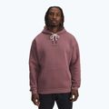 Férfi pulóver Under Armour Project Rock Icon Hoody maroon mist/black