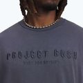 Férfi póló Under Armour Project Rock Q3 ST Graphic downpour gray/white 3