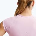 Női futópóló Nike Swoosh Run Dri-Fit pink foam/photon dust/white 5