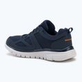 Férfi SKECHERS Burns Agoura tengerészkék/narancs cipő 3