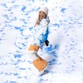 Női snowboard dzseki ROXY Chloe Kim azúrkék felhők ROXY Chloe Kim azúrkék felhők 12