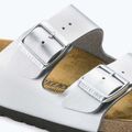 Női papucs BIRKENSTOCK Arizona BF Narrow silver 9