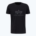 Alpha Industries férfi Basic Rainbow fényvisszaverő póló fekete 3