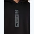 Férfi Alpha Industries Puff Print kapucnis pulóver fekete 5