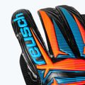 Kapus kesztyűk Reusch Attrakt Solid black/aqua blue/shocking orange 6