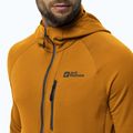 Férfi Jack Wolfskin Kolbenberg kapucnis Fz fleece pulóver sáfrányvirág 4