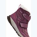Gyerekcipők Jack Wolfskin Polar Bear-B Texapore Mid Vc szőlő 8