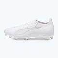 PUMA Ultra 5 Pro FG/AG futballcipő puma fehér/puma fehér 9