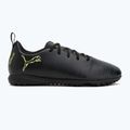 PUMA Future 8 Play TT Jr gyermek focicipő puma fekete/fizzy light/zöld terepcipő 2