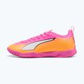 Gyerek focicipő PUMA Ultra 6 Play It Jr poison pink/puma wht/sun stream/bright aqua/puma blk 9