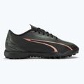 gyermek focicipő  PUMA Ultra Play TT Jr puma black/copper rose 2