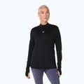 Női ASICS Road Winter Seamless teljesítmény fekete hosszú ujjú futócipő