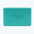 Jógatégla Myga Foam Block turquoise