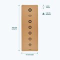 Jógaszőnyeg Myga Chakra XL 6 mm brown 7